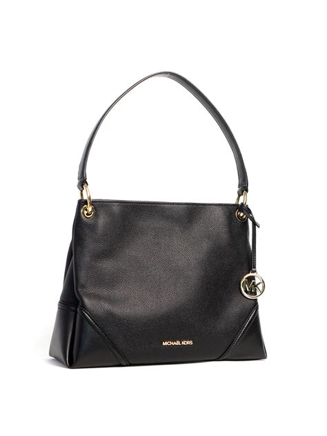 nicole medium leather shoulder bag michael kors|Nicole Medium Leather Shoulder Bag .